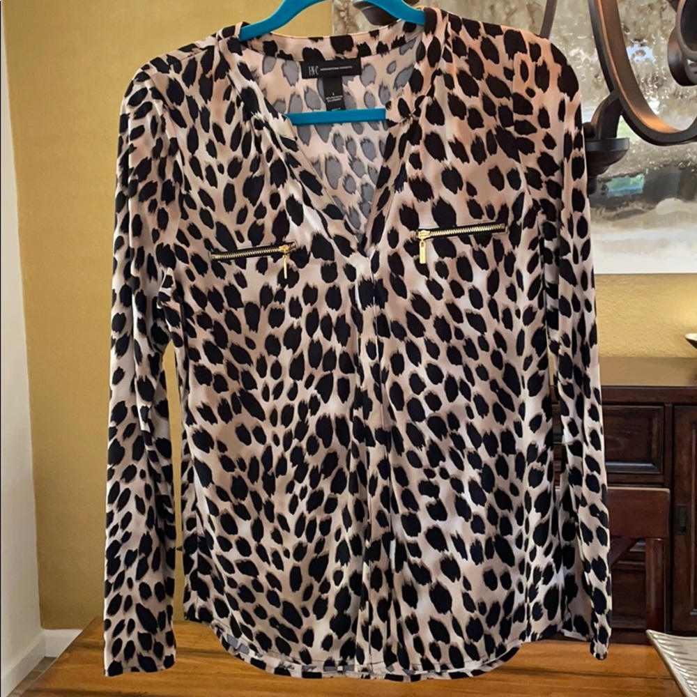 Inc - Leopard Print Blouse